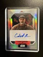 2023 Topps Finest Star Wars Chad Parker as Padu Cherd #FA-CP Auto