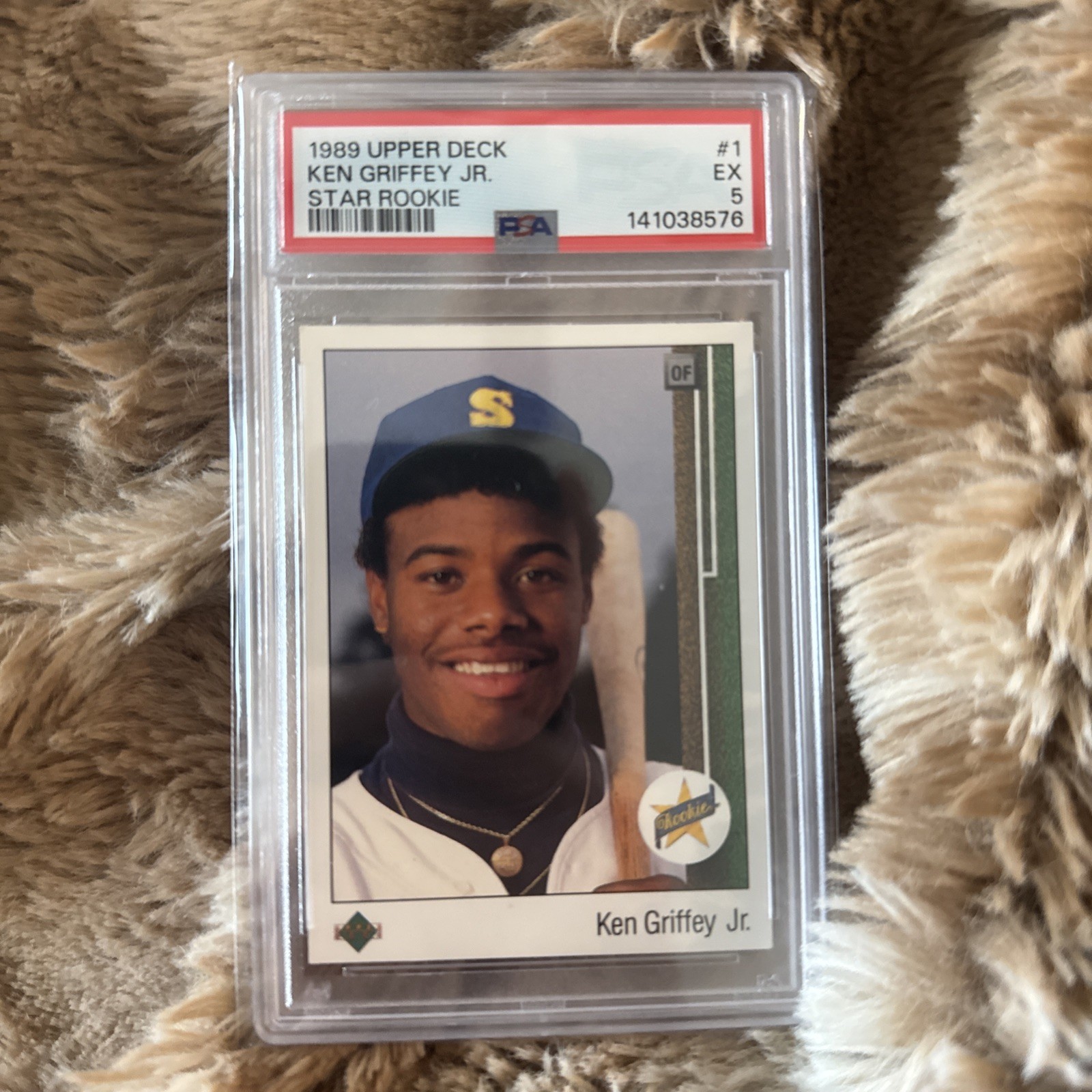1989 Upper Deck - Star Rookie Ken Griffey Jr #1 (RC)