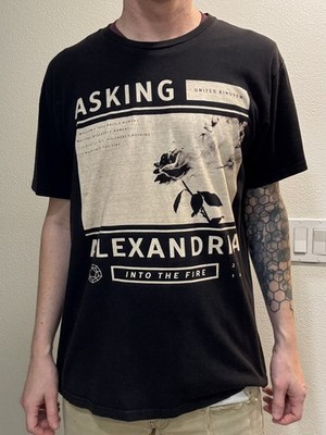 Asking Alexandria Into The Fire Band Shirt Large