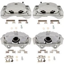 4-Wheel Set Brake Calipers Front & Rear Driver Passenger Side for Chevy Yukon