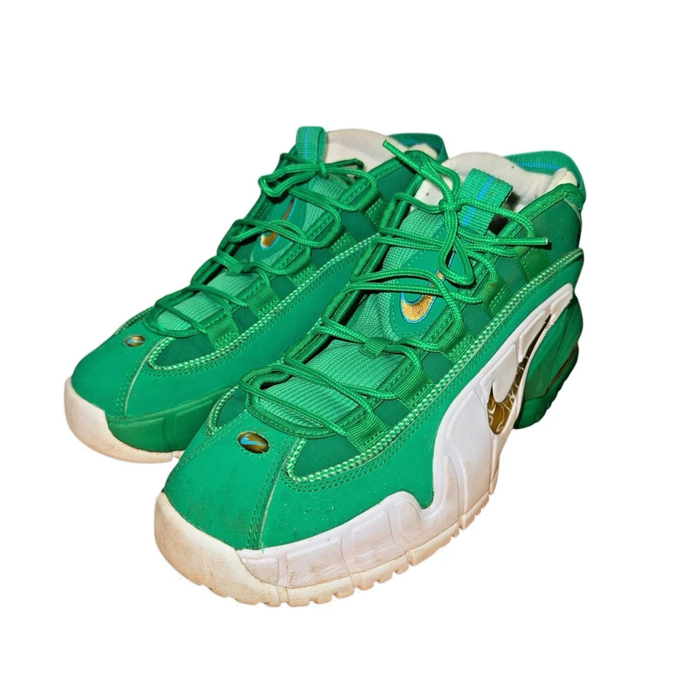 Nike Air Max пенни BG мальчиков 7Y подержанные FQ8349-324 стадиона зеленый туфли кроссовки - Изображение 2 из 4