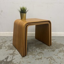 Mid Century Style Nest of Tables – Bentwood Design – Space Saving End Tables