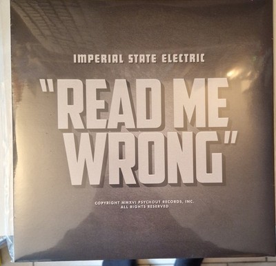 IMPERIAL STATE ELECTRIC ** READ ME WRONG 12''  lp ep ** hellacopters nicke S/S
