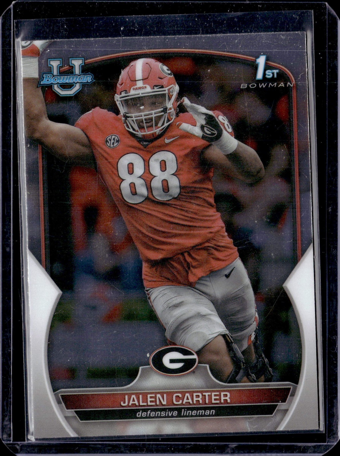2022 Bowman University Chrome - Jalen Carter #37 (RC)