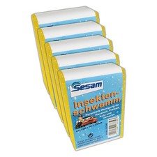 5x Insektenschwamm Fliegenschwamm WEICH Reinigungsschwamm Auto KFZ Fenster