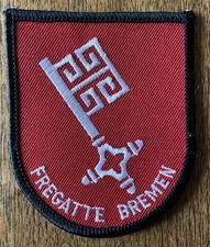 Original-Aufnäher Deutsche Marine - Fregatte BREMEN (F207)  - NEU 