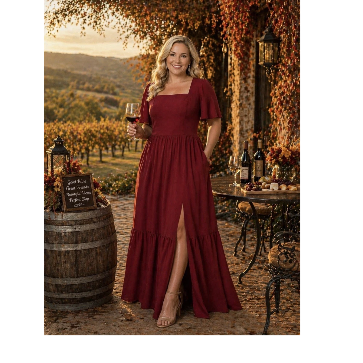 chinese dress ladies Chic Purple Dress – Casual Long Frock Design & Maxi Style for Women main image 1
