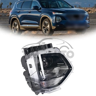 For 2019 2020 Hyundai Santa Fe Headlight Lamp Assembly Halogen Passenger Right