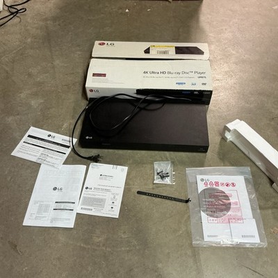 LG UP875 4K Ultra HD Blu-ray Player 3D Disc DVD Player HDR HDMI Optical LAN Cord