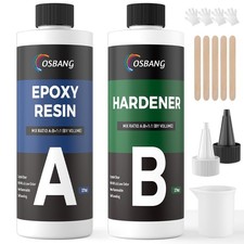 OSBANG 34OZ Hard Type Epoxy Resin, Crystal Clear for Casting, Coating, Jewelry