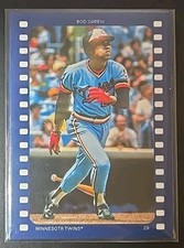 Rod Carew 2026 Topps Heritage Blue Border Insert Ready And Action  #RA-RC