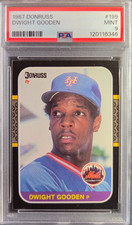 1987 DONRUSS #199 DWIGHT GOODEN METS PSA 9 —SHIPS IN ONE BUSINESS DAY!