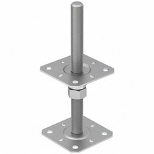 Fence Posts Repair Support Brackets Adjustable Bolt Down Fence Decking