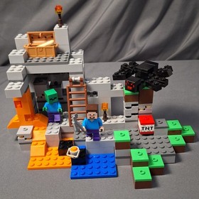 LEGO Minecraft Set 21113 "The Cave" 100% Complete ALL Bricks and Manuals