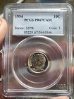 1954 Cameo Proof Roosevelt Dime PCGS PR67 CAM