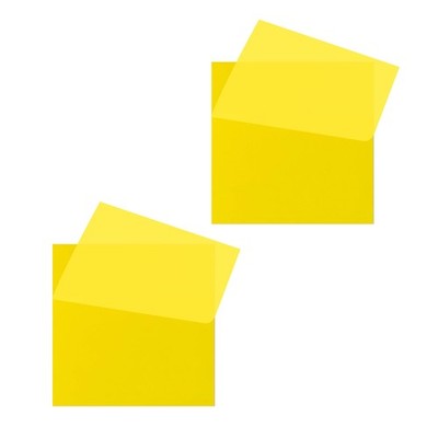 100 Sheets Transparent Sticky Notes, 3x3 Inch Clear Post It Notes for Office ...