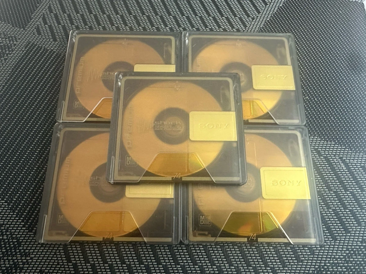 Minidisc Sony Mdw80pl Premium Gold 80min | Cuotas sin interés