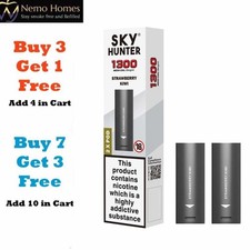 Sky Hunter 20mg Vape Pods | 2 pods pp | Replacement Pod Cartridges | SKYHUNTER