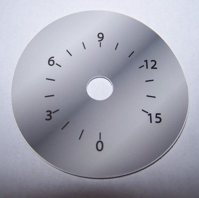 Sunquest Sunvision 15 Minute Timer Overlay Decal Tanning Bed ETS Dial Timer