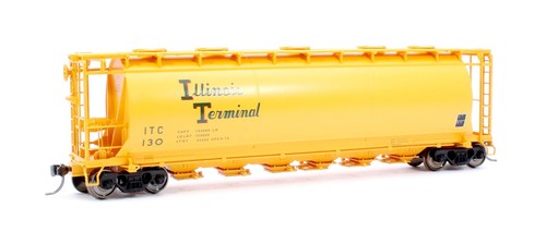 ATLAS "HO" MASSSTAB 3 SP/ILLINOIS TERMINAL ZYLINDRISCHE SCHÜTTGUTWAGEN - Bild 2 von 8