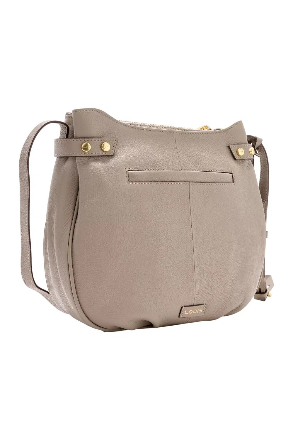 Lodis Leather Studded Detail Solange Crossbody Sand