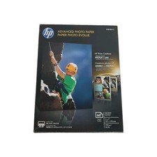 HP Advanced Photo Paper 5x7 Glossy 60 Sheets Q8690A Inkjet Printer Paper New
