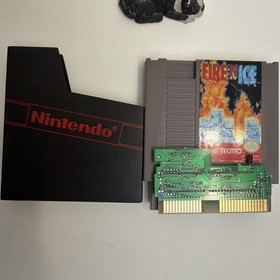 Fire n Ice Nintendo NES +Dustcover Tested Authentic CLEAN