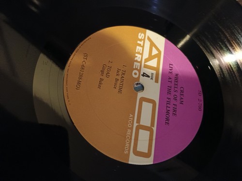 CREAM - WHEELS OF FIRE - ROCK LP ATCO RECORDS - Picture 4 of 6