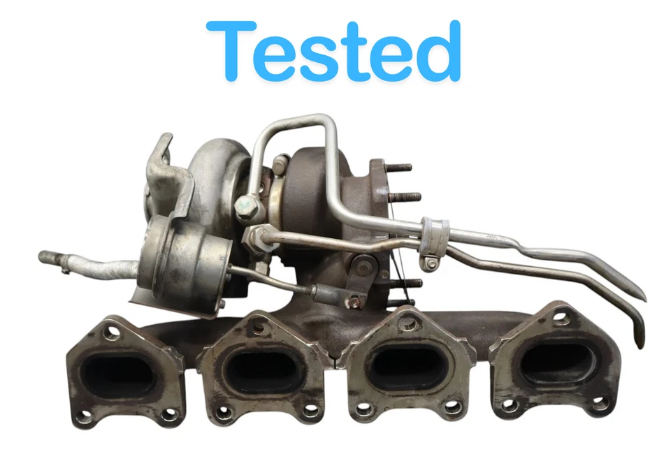 10-16 Porsche Panamera Turbocompresor Turbo Cargador Colector 94812302571 OEM Foto 3 de 4