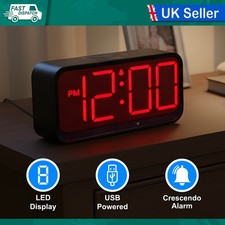 ACCTIM SILAS 2 ALARM CLOCK 16574 BATTERY POWERED TOUCH SENSOR DIMMABLE