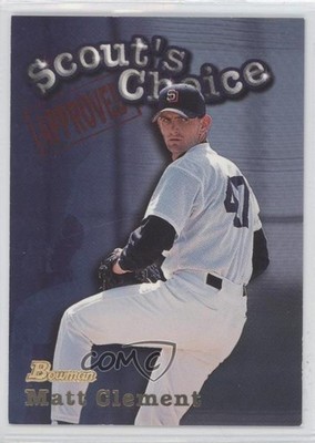 1998 Bowman Scout's Choice Matt Clement #SC6 0a7