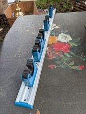 Unger Tool Organizer Wall Mount Storage Rack with 5 Adjustable Brackets