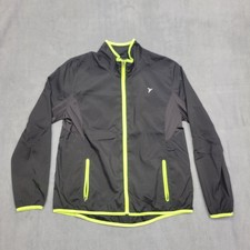 Old Navy Active men sz XL black breathable zip up long sleeve jacket