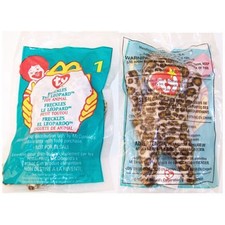 TY McDonald's Teenie Beanie - 1 FRECKLES the Leopard 1999  4.5 inch -New MIP