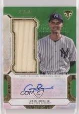 2018 Topps Triple Threads Single Jumbo Relics Emerald 20/50 Greg Bird Auto 08jk