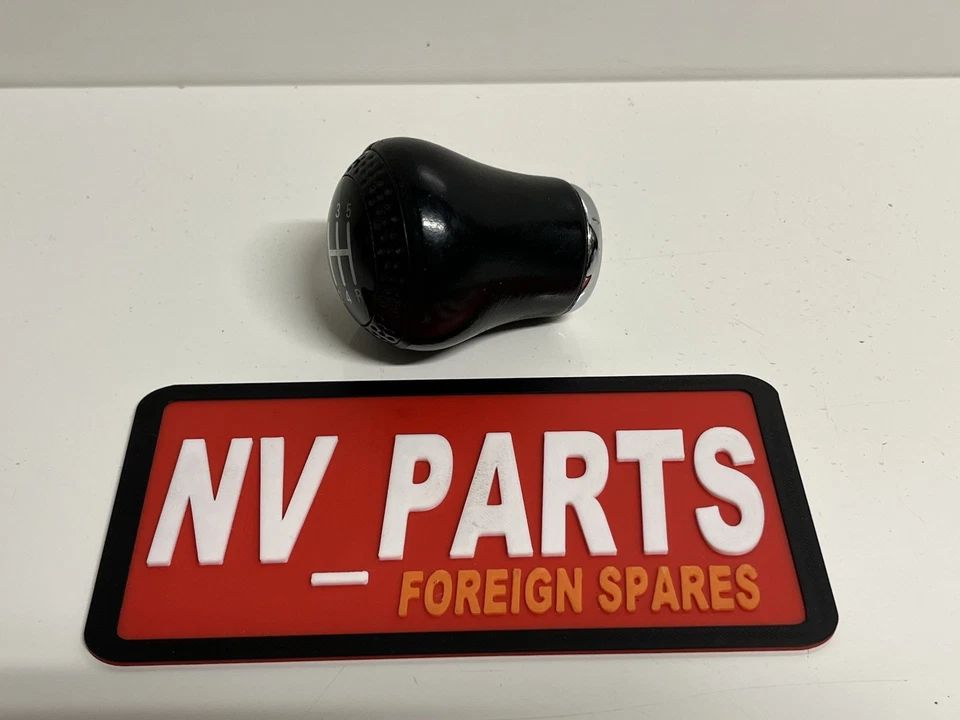 Perilla de cambio de cuero negro ónix 8D0711141BC fabricante de equipos originales Audi B5 A4 5MT Foto 4 de 4