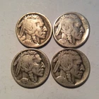 4 BUFFALO NICKELS    1916-S 1918  1923-S 1925-S H-32