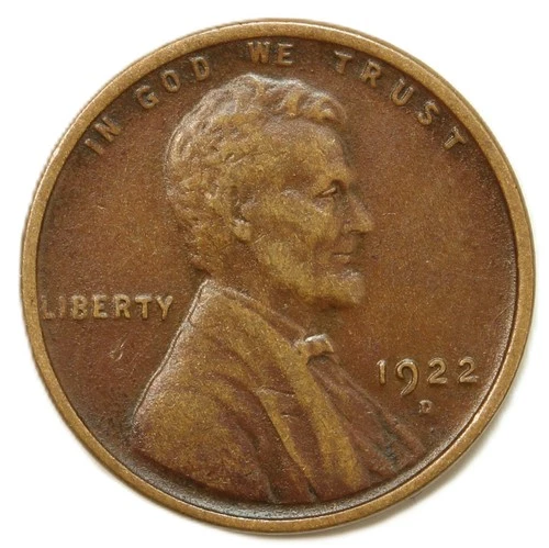 1922 d lincoln cent-Choice EF-SMH926
