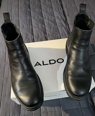 Aldo Weannon Chelsea Boot Mens 11 Waterproof Leather Upper Rubber Sole Orig Box 
