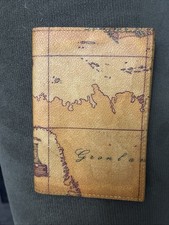 Vintage Italian Leather Passport Wallet Case Made In Italy