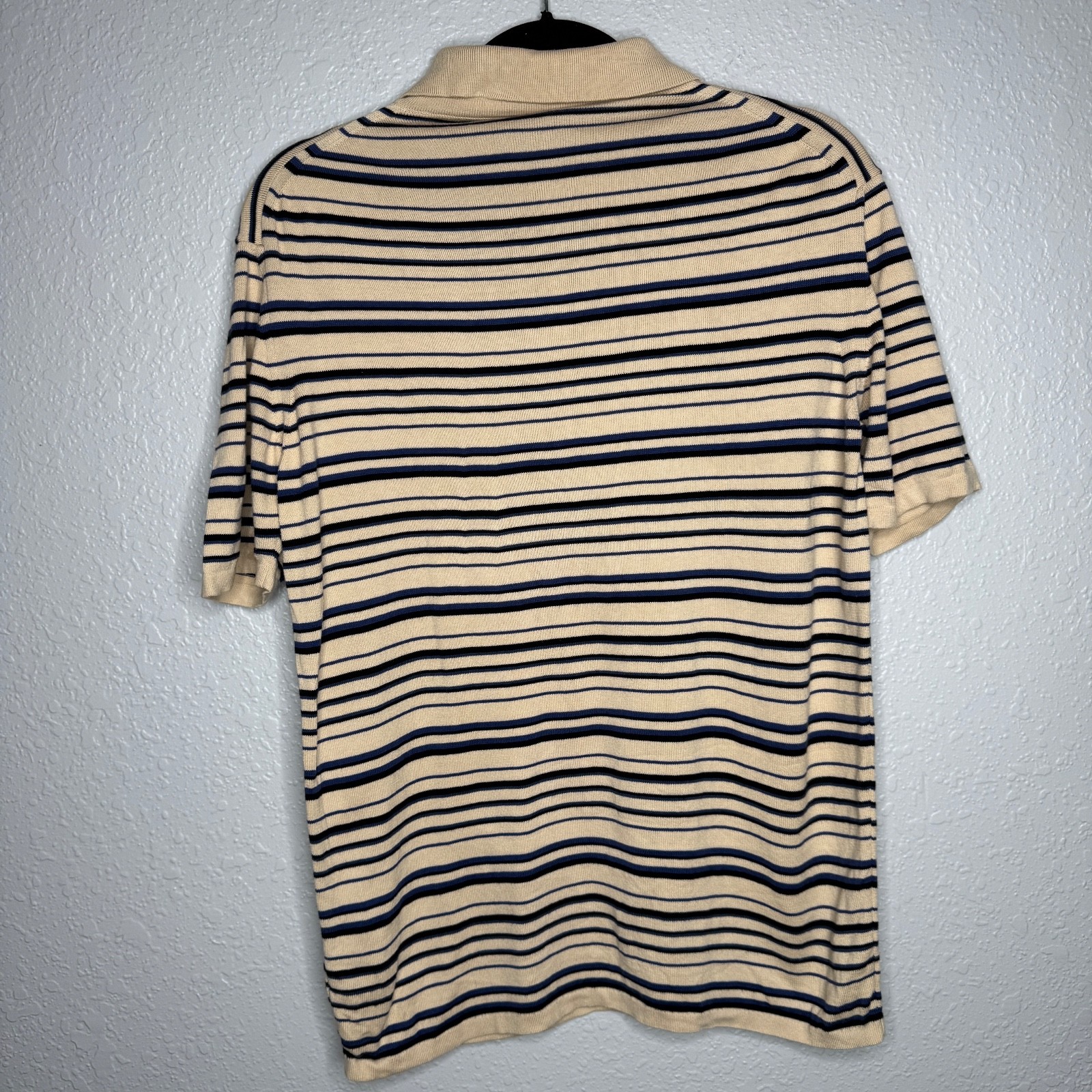 Vintage Rare Armani Collezioni Striped Large Polo Shirt image 8