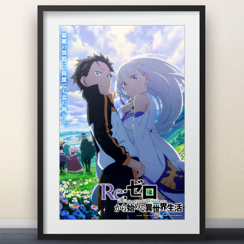 Re: Zero Season 3 Key Visual Art 3 - 11x17" Poster - Anime Manga rem