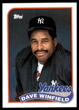 Dave Winfield 1989 Topps #260 Yankees MLB READ FREE SHIPPING AutographDen