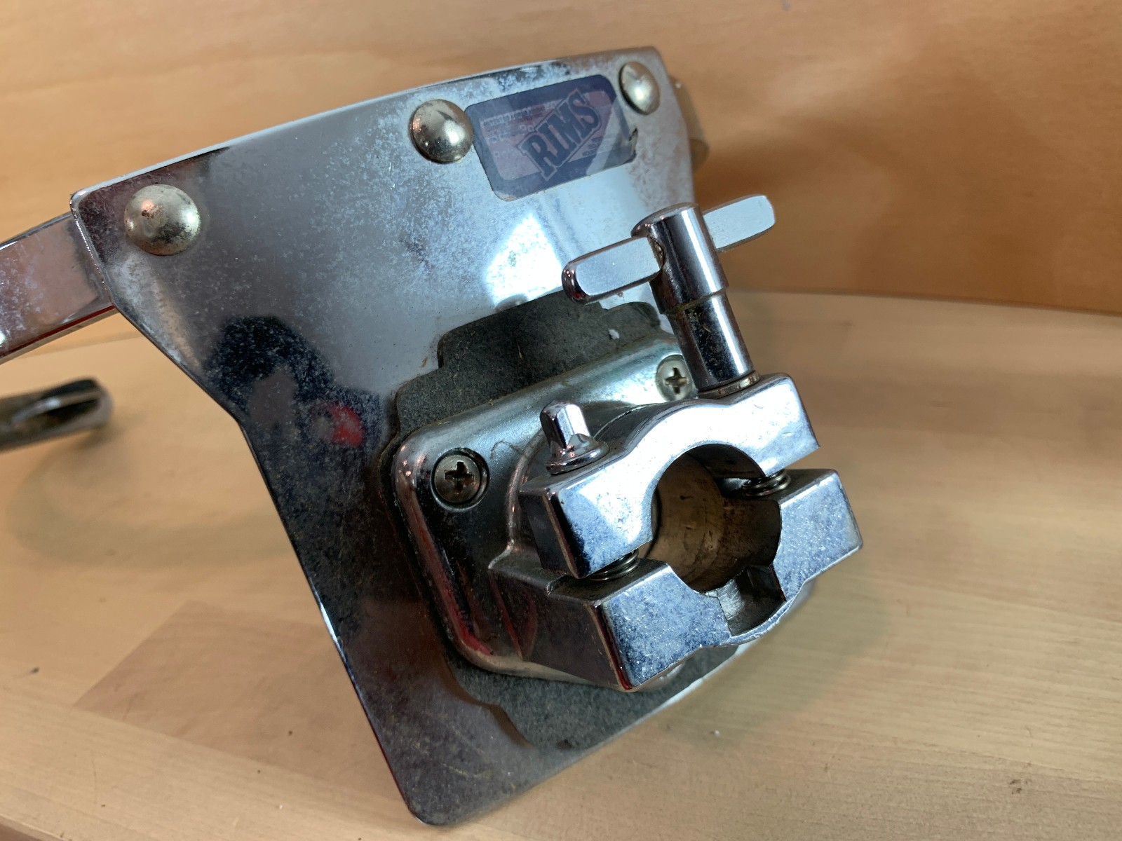 PureCussion 8" 4-Lug RIMS Rack Tom Drum Suspension Mount Holder Bracket 80s Vtg