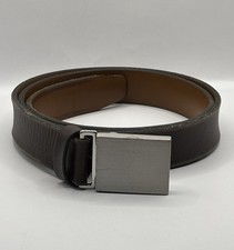 Banana Republic Brown Genuine Italian Leather Belt Women's Made In USA
