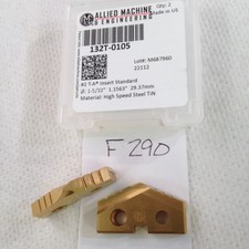 2 NEW 1-5/32" ALLIED SPADE DRILL INSERT BIT 132T-0105 AMEC 2 T-A. F290 