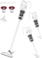 Corded Stick Vacuum 14 KPa Powerful Suction 2 in 1 Small Handheld Vacuum Clea...