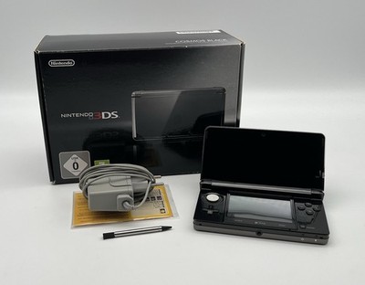 Nintendo 3DS  Handheld Konsole in Cosmos Schwarz + OVP & Ladekabel | *GUT*