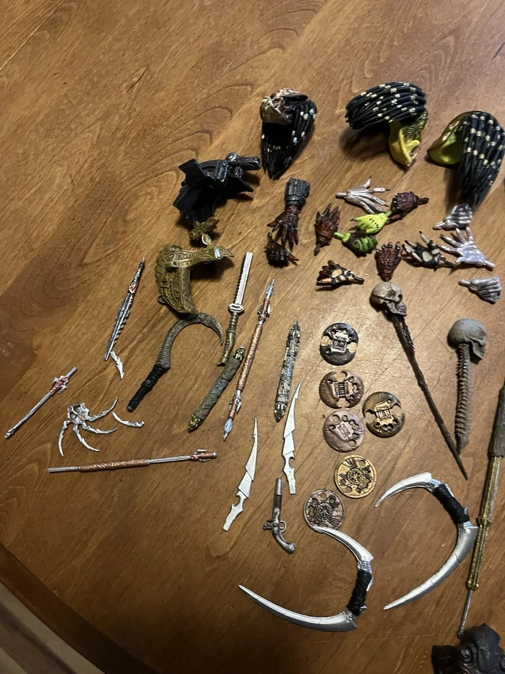 LOTE ACCESORIOS NECA/KENNER PREDATOR Foto 3 de 4