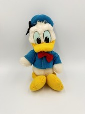 Disney Donald Duck Plush Toy Blue White Vintage Sailor Outfit 11" Nostalgic